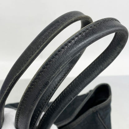 Gucci Tote Bag GG Canvas/sherry Line Princy 163805 Canvas Black Gold Hardware