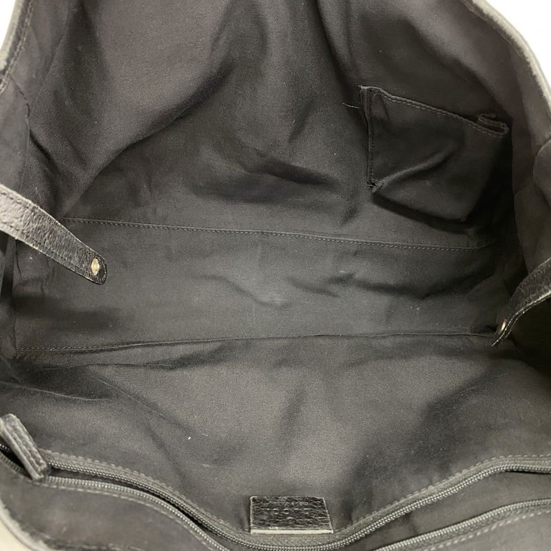 Gucci Tote Bag GG Canvas/sherry Line Princy 163805 Canvas Black Gold Hardware