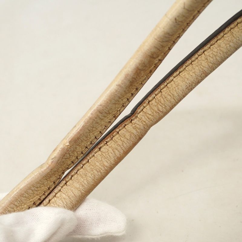 Gucci Tote Bag GG Canvas/sherry Line Princy 163805 Canvas Beige Gold Hardware