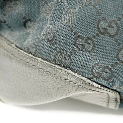 Gucci Tote Bag GG Canvas/sherry Line Princy 161719 Canvas Black Gold Hardware