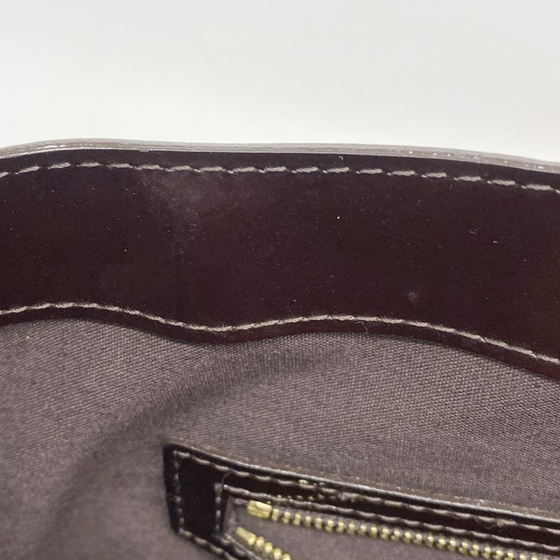 Louis Vuitton Tote Bag Vernis Wilshire MM M91645 Amarante Women's