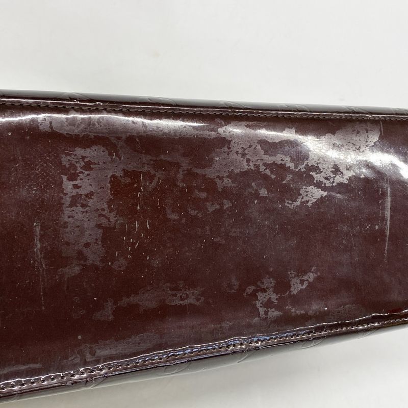 Louis Vuitton Tote Bag Vernis Wilshire MM M91645 Amarante Women's