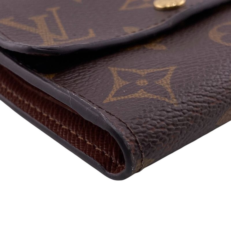 Louis Vuitton M60402 Portefeuille Anais Compact Snap Button Opening Monogram