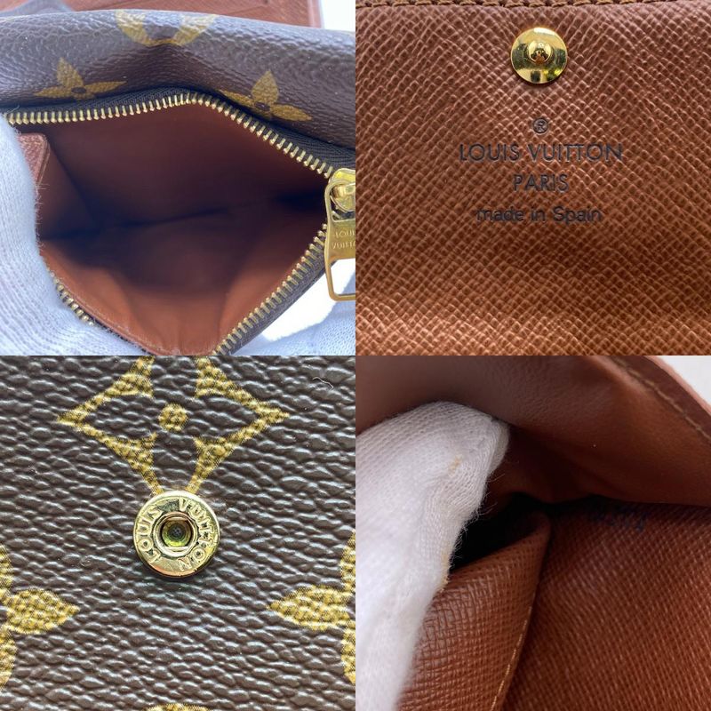Louis Vuitton M60402 Portefeuille Anais Compact Snap Button Opening Monogram