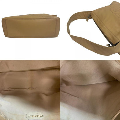 Chanel Coco Mark Shoulder Bag Cabasn Diagonal Shoulder Brand Beige Women