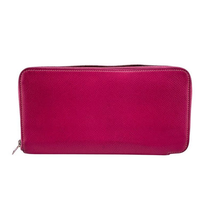 Hermes Azap Long Silk Inn Round Zipper Long Wallet Branded Card Holder Coin