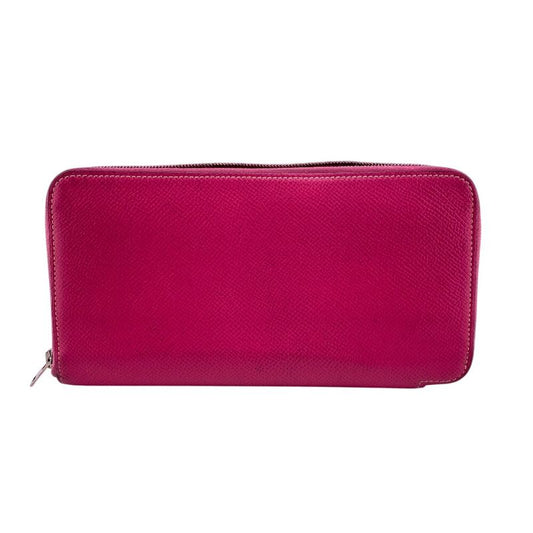 Hermes Azap Long Silk Inn Round Zipper Long Wallet Branded Card Holder Coin