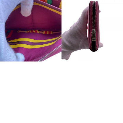 Hermes Azap Long Silk Inn Round Zipper Long Wallet Branded Card Holder Coin