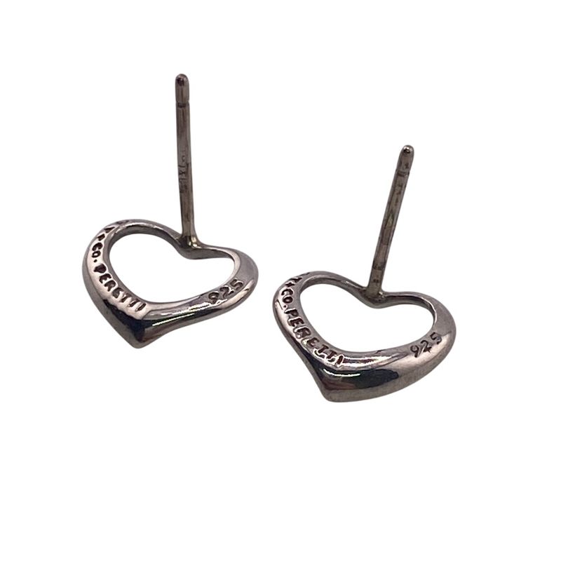 Tiffany & Cotiffany & Co Open Heart Elsa Peretti Binaural Earrings Brand