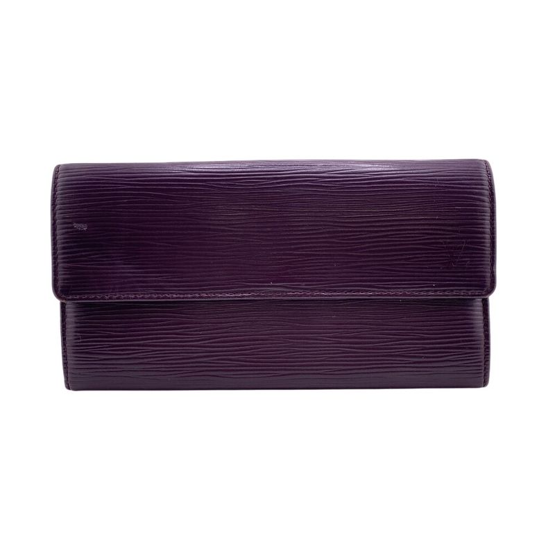 Louis Vuitton M6374k Portefeuille Sarah Epi Long Wallet Brand Card Holder Coin