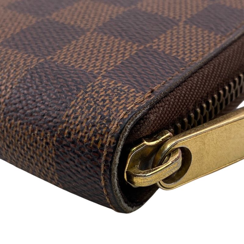 Louis Vuitton N60003 Zippy Organizer Round Zipper Damier Long Wallet Brand Card
