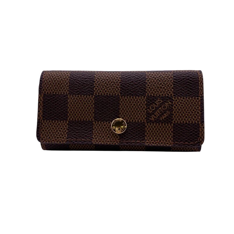 Louis Vuitton N62631 Multicles 4 4-row Damier Key Case Brand Brown Unisex