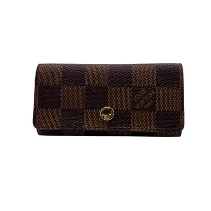 Louis Vuitton N62631 Multicles 4 4-row Damier Key Case Brand Brown Unisex