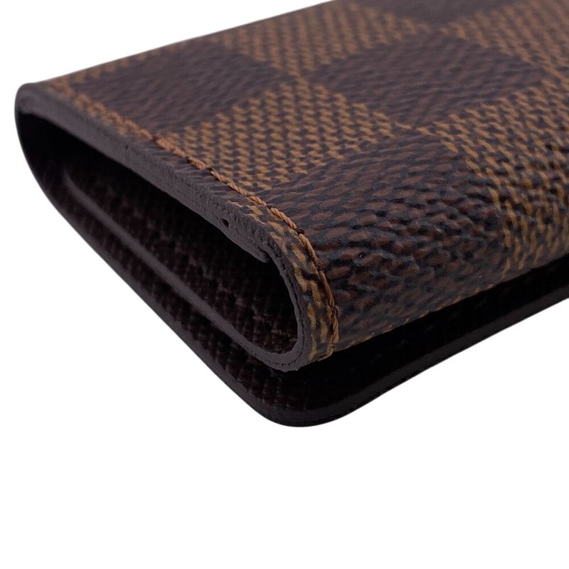 Louis Vuitton N62631 Multicles 4 4-row Damier Key Case Brand Brown Unisex