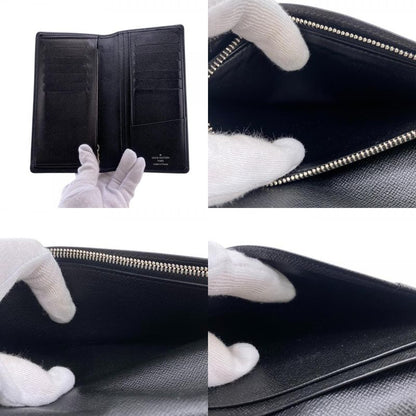Louis Vuitton M30501 Portefeuille Braza Foldable Taiga Long Wallet Branded Card