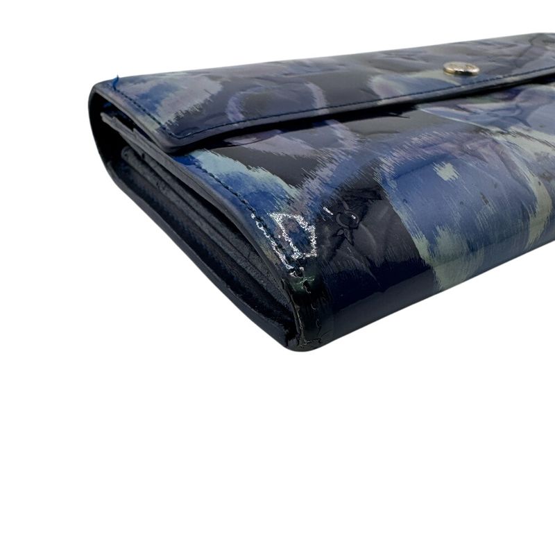Louis Vuitton M90021 Portefeuille Sarah Long Wallet Blue Ladies