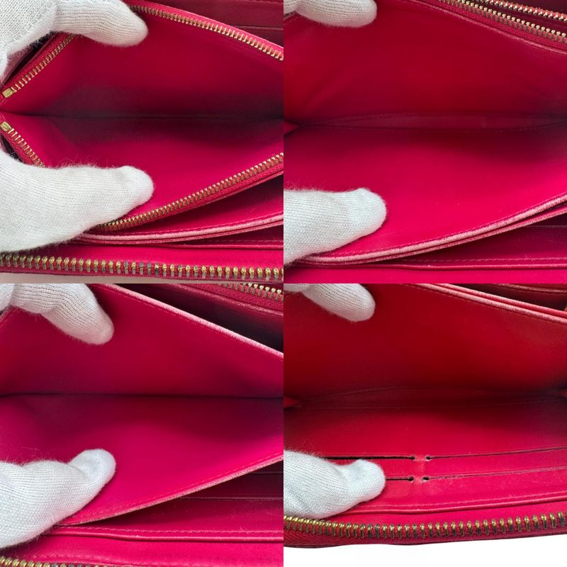 Louis Vuitton M90019 Zippy Wallet Long Wallet Pink Ladies