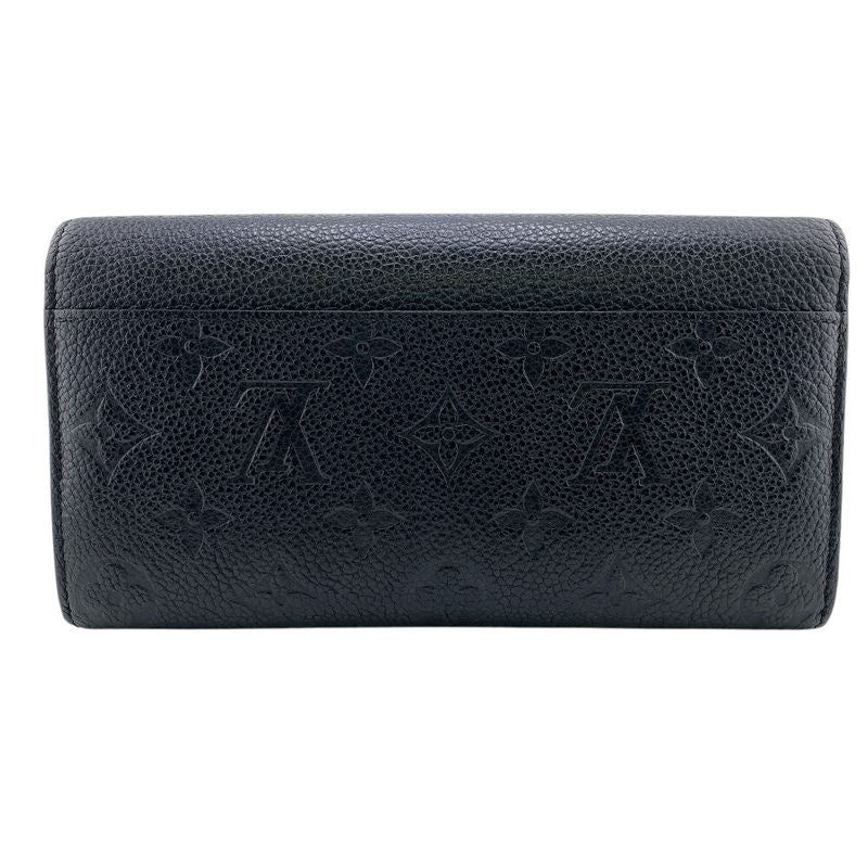 Louis Vuitton M61182 Portefeuille Sarah Long Wallet Black Ladies