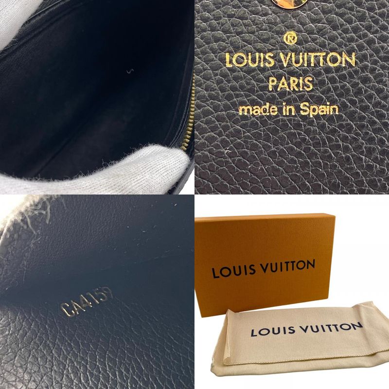 Louis Vuitton M61182 Portefeuille Sarah Long Wallet Black Ladies