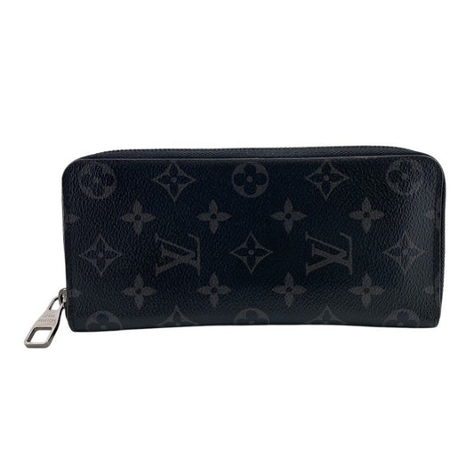 Louis Vuitton M62295 Zippy Wallet Vertical Long Wallet Black Men's