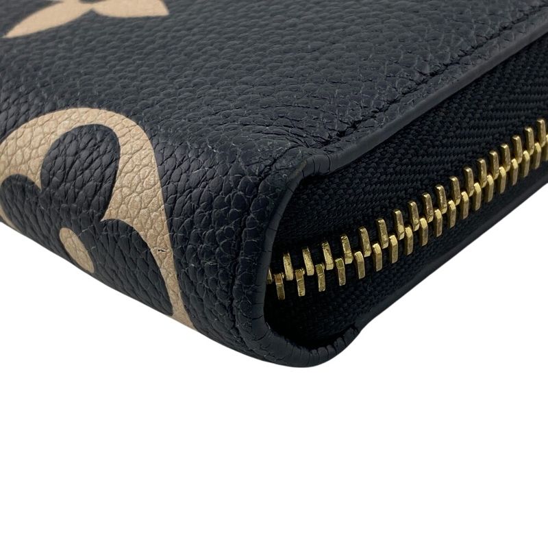 Louis Vuitton M80481 Zippy Wallet Long Wallet Black Ladies