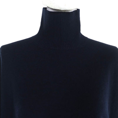 Louis Vuitton 99% Cashmere Monogram Flower Tag Back Button High Neck Design