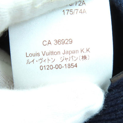 Louis Vuitton 99% Cashmere Monogram Flower Tag Back Button High Neck Design