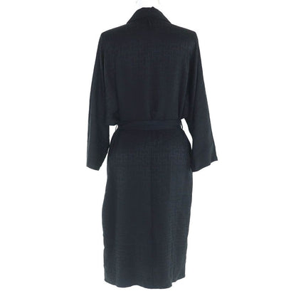 Hermes 23AW 3h0535df Silk Mosaic Motif H Design With Belt Long Dress Shirt