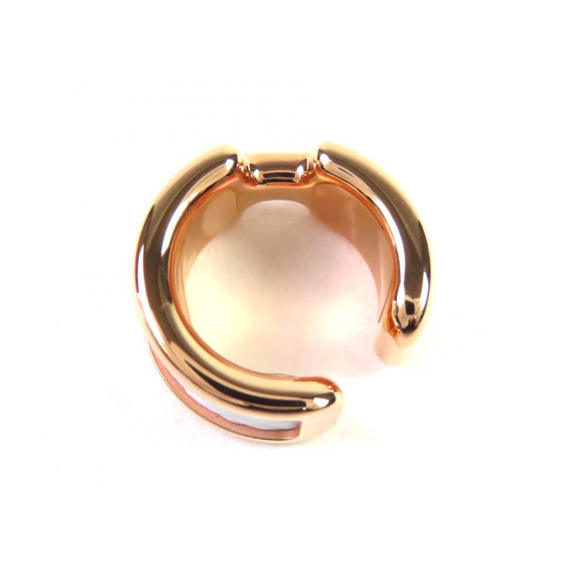 Hermes Olympe PM Ear Cuff Accessory Earrings Pink Gold White With Box And