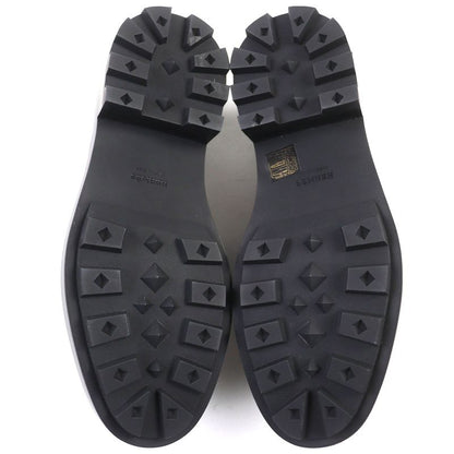 Hermes 2025 252134z Moccasin Ruble H Logo Hardware Leather Loafer Black 36.5