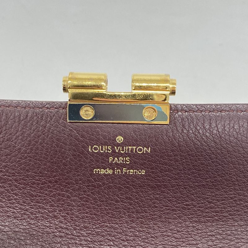 Louis Vuitton Long Wallet Monogram Portefeuille Elysee M60362 Brown Bordeaux