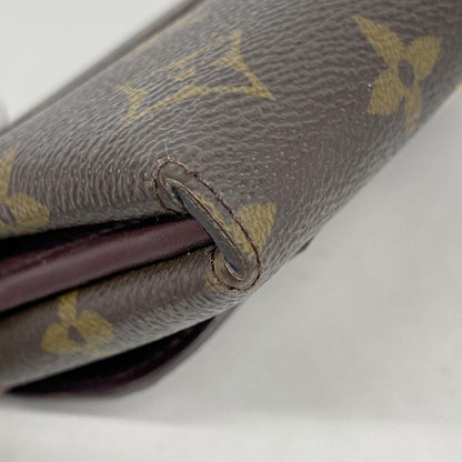 Louis Vuitton Long Wallet Monogram Portefeuille Elysee M60362 Brown Bordeaux