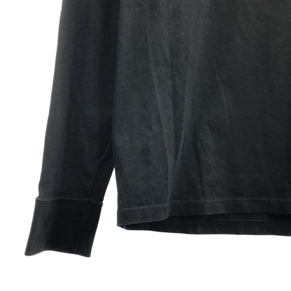 Dior Homme - Cotton Logo Embroidery Henley Neck Cut And Sewn - 46 - Black - Mens