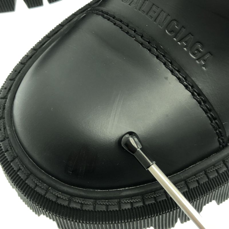 Balenciaga Tractor Bootie Chelsea Boots - 36 - Black - Women's