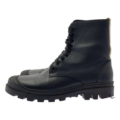 Loewe Lace-up Combat Boots - 39 - Black - Women's