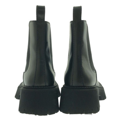 Balenciaga - Tractor Bootie Tractor Leather Chelsea Boots - 37 - Black - Women's