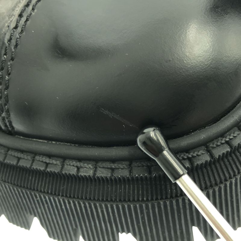 Balenciaga - Tractor Bootie Tractor Leather Chelsea Boots - 37 - Black - Women's