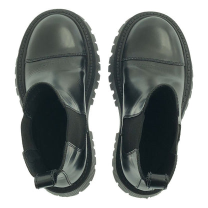 Balenciaga - Tractor Bootie Tractor Leather Chelsea Boots - 37 - Black - Women's