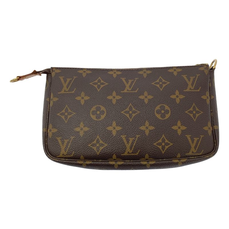 Louis Vuitton Monogram Leather Shoulder Bag - Brown - Women