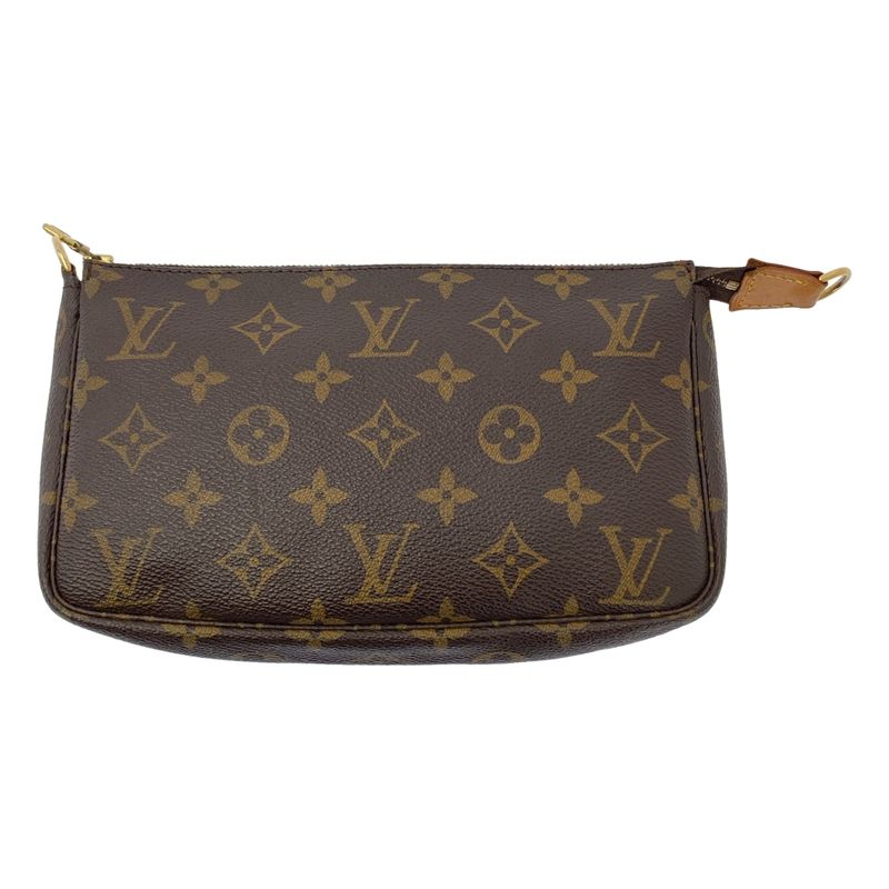 Louis Vuitton Monogram Leather Shoulder Bag - Brown - Women