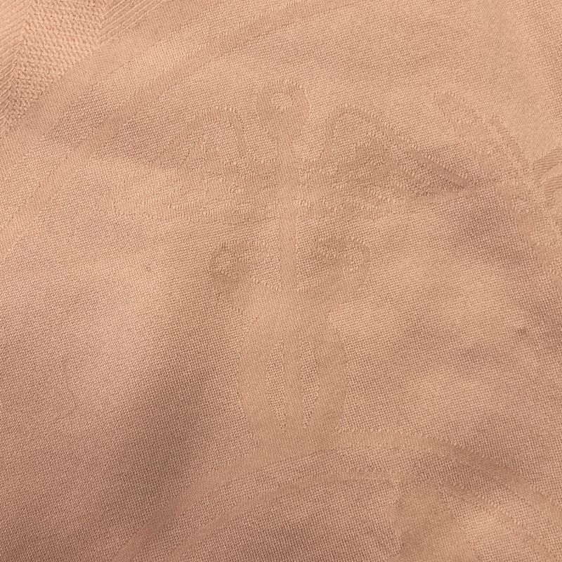 Hermes New Livris Cashmere Silk Logo Jacquard Large Fringe Shawl Scarf - Pink