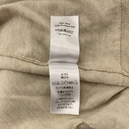 Celine - Phoebe Period Wool Silk Blend Back Bow Knit - L - Beige - Women's