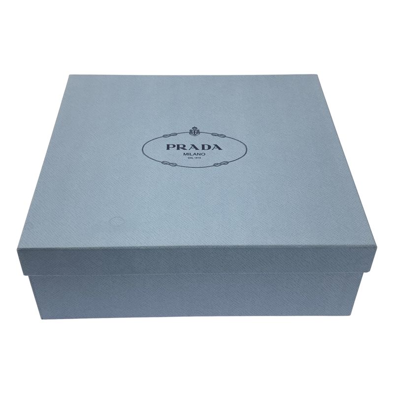 Prada Leather Logo Side Gore Heeled Boots - 36 - Black - Women's