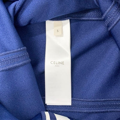 Celine Bottoms Polyester Navy Ivory Skirt Sideline Logo