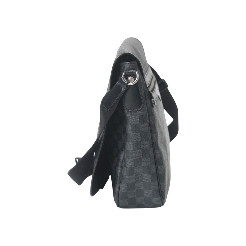 Louis Vuitton N58033 Damier Graphite Shoulder Bag Daniel GM Shoulder Bag Louis