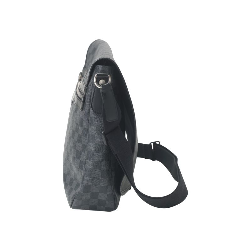 Louis Vuitton N58033 Damier Graphite Shoulder Bag Daniel GM Shoulder Bag Louis