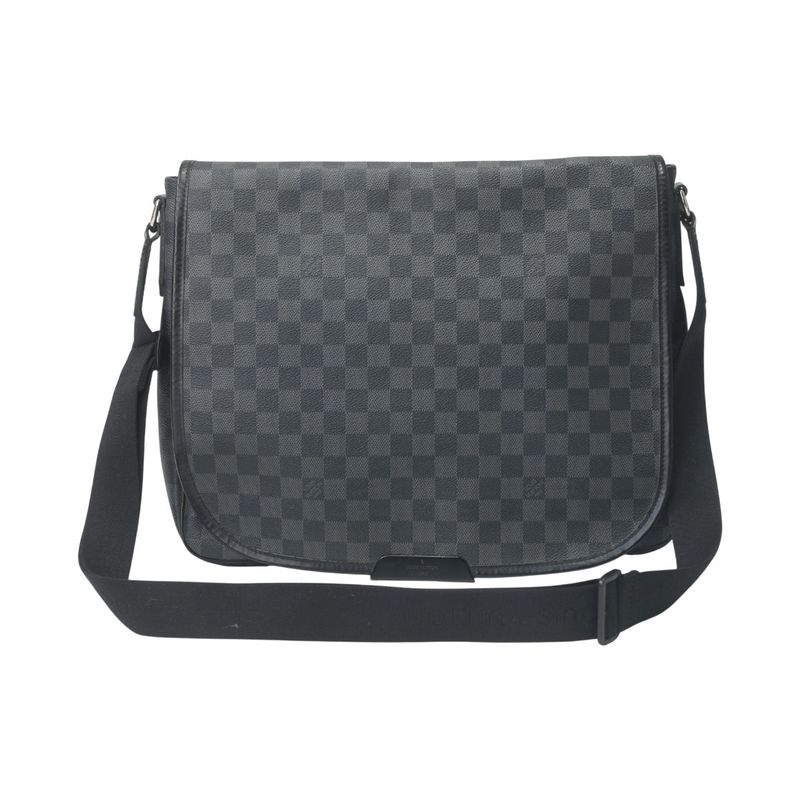 Louis Vuitton N58033 Damier Graphite Shoulder Bag Daniel GM Shoulder Bag Louis