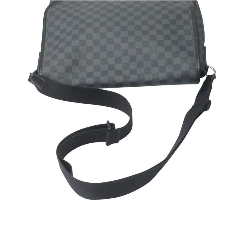 Louis Vuitton N58033 Damier Graphite Shoulder Bag Daniel GM Shoulder Bag Louis