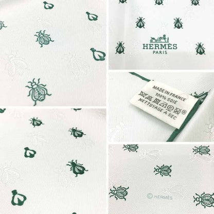 Hermes Scarf Carré 70 Petite Abeille Brode Petite Abeille Broadcloth Silk