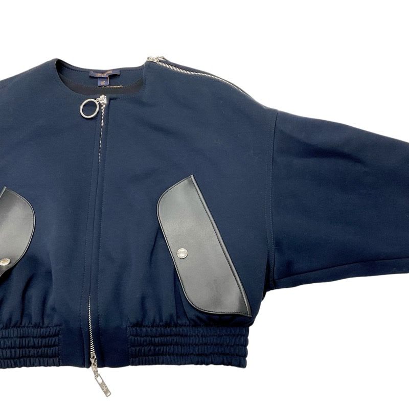 Louis Vuitton Monogram Outer Navy Black Blouson Jacket